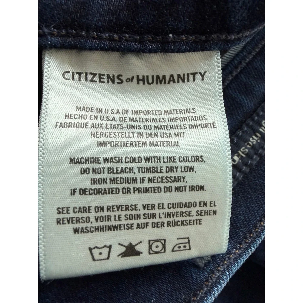 Citizens of Humanity Rocket High Rise Skinny Jeans Dark Wash 1416-989 Size 30
